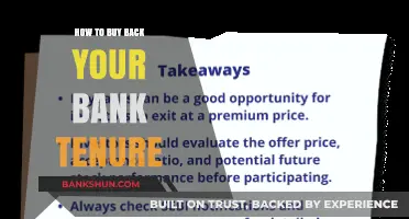Reclaim Your Bank Tenure: A Step-by-Step Guide to Buying Back