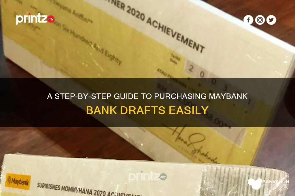 how to buy bank draft from maybank