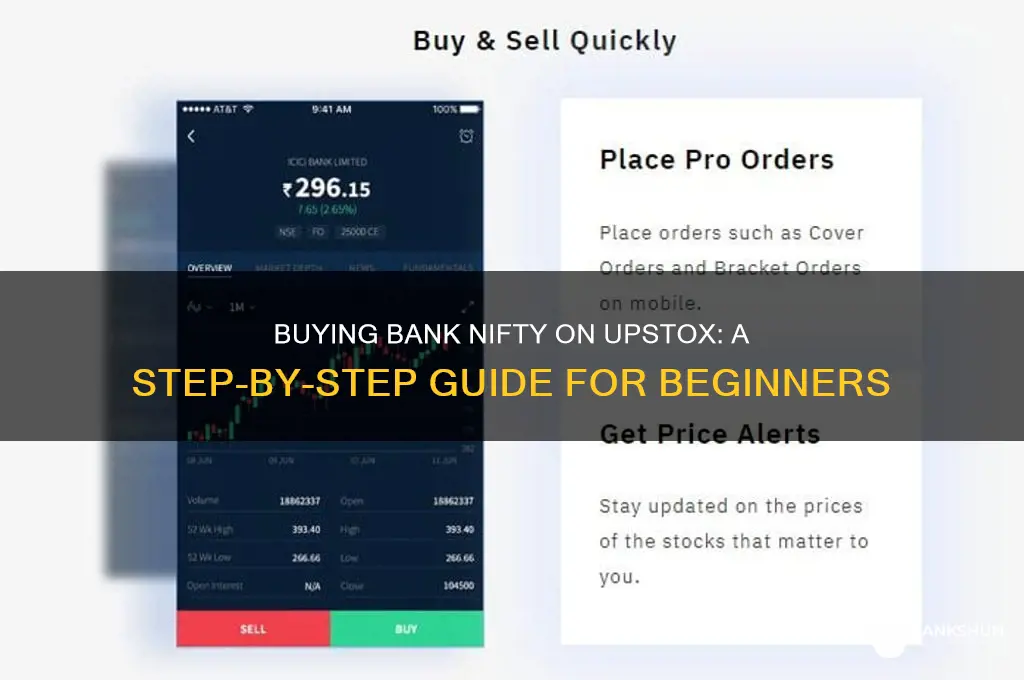 how to buy bank nifty in upstox