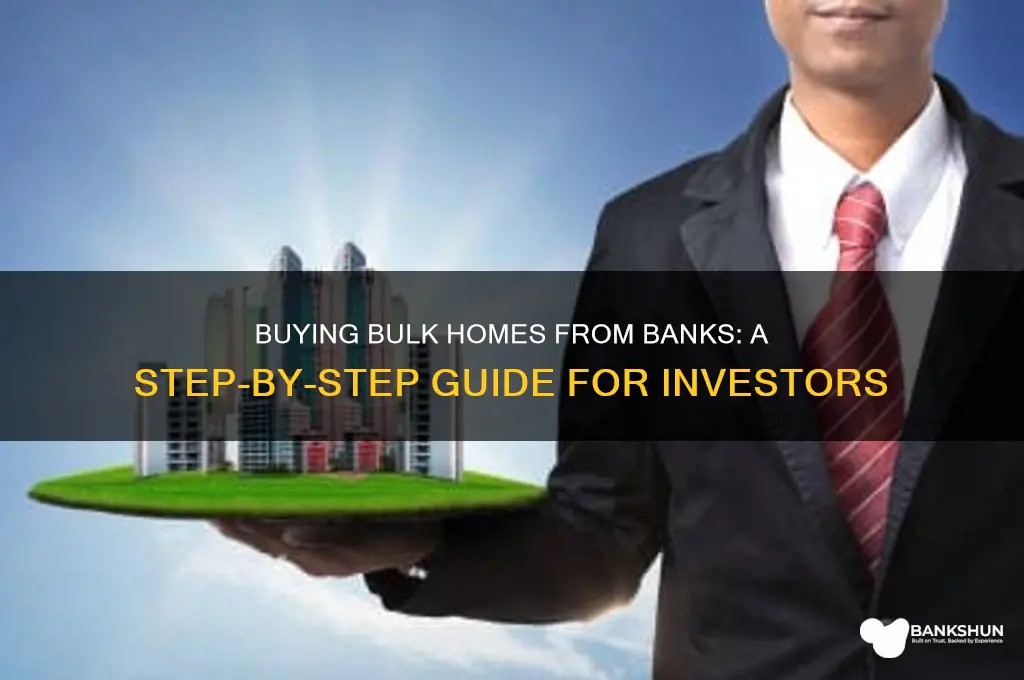 how to buy bulk homes from banks