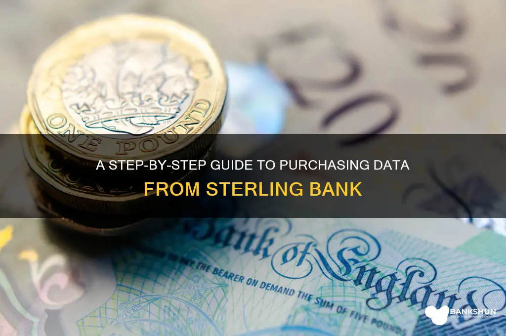 how to buy data from sterling bank