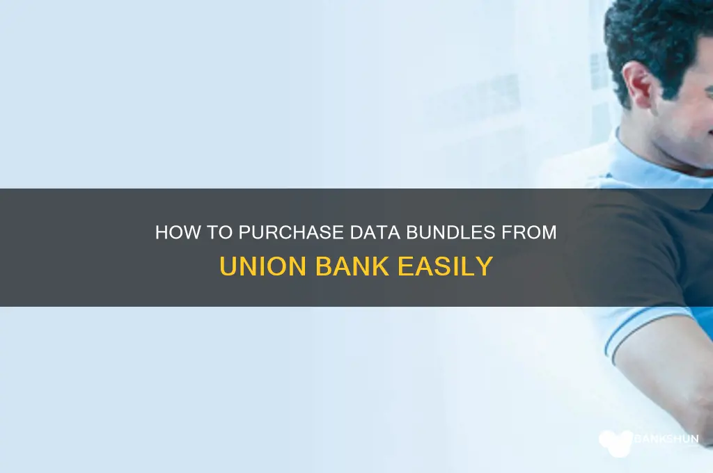 how to buy data from union bank