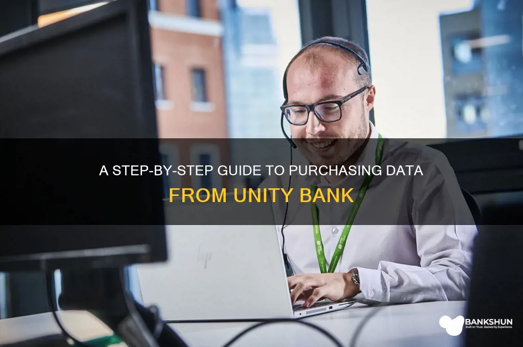 how to buy data from unity bank