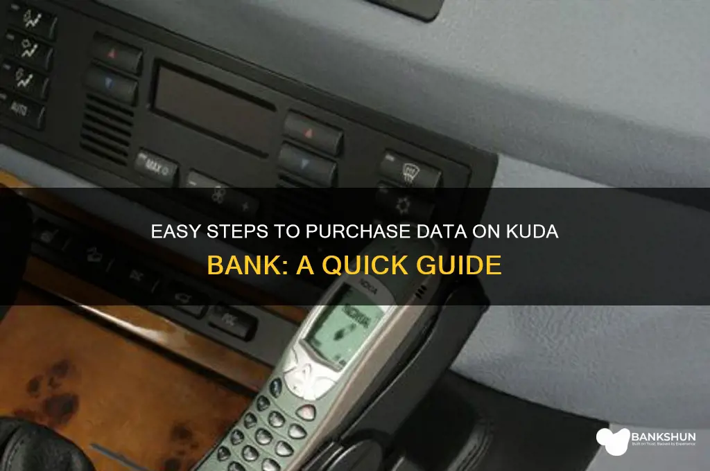 how to buy data on kuda bank