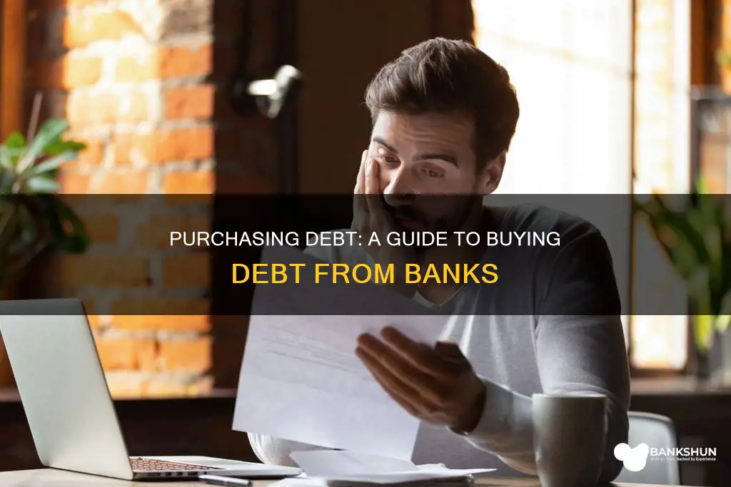how to buy debt from a bank