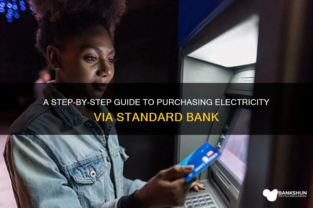 how to buy electricity at standard bank
