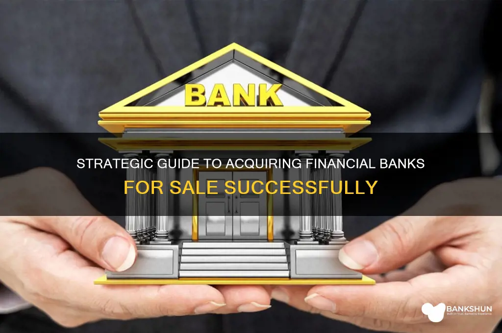 how to buy financial banks for sale