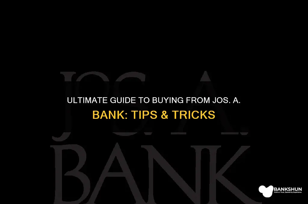how to buy from jos a bank