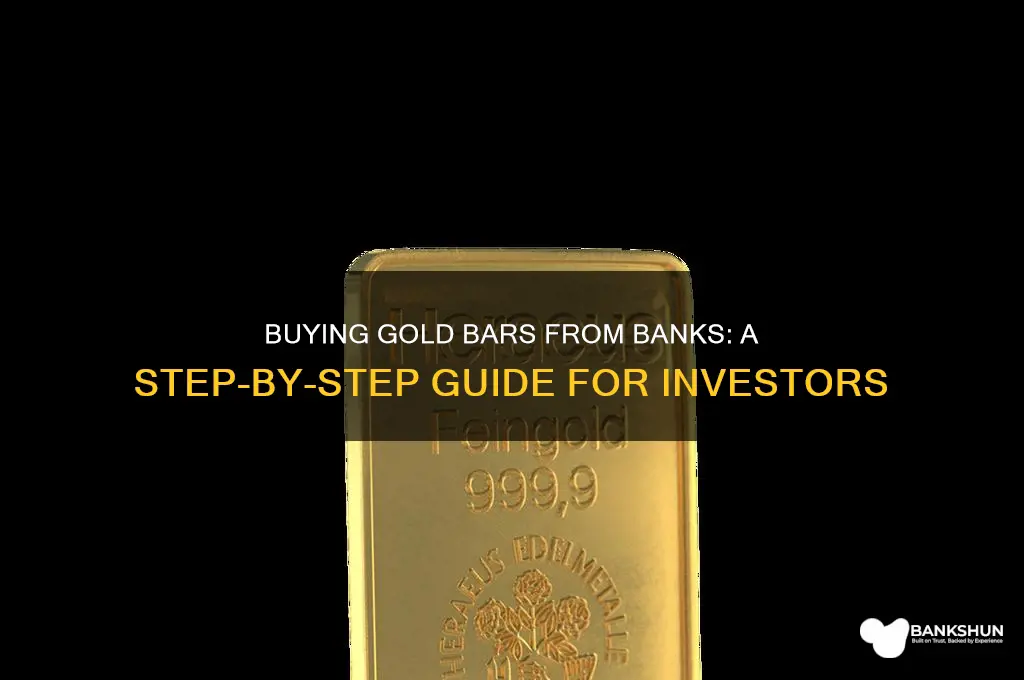 how to buy gold bar from bank