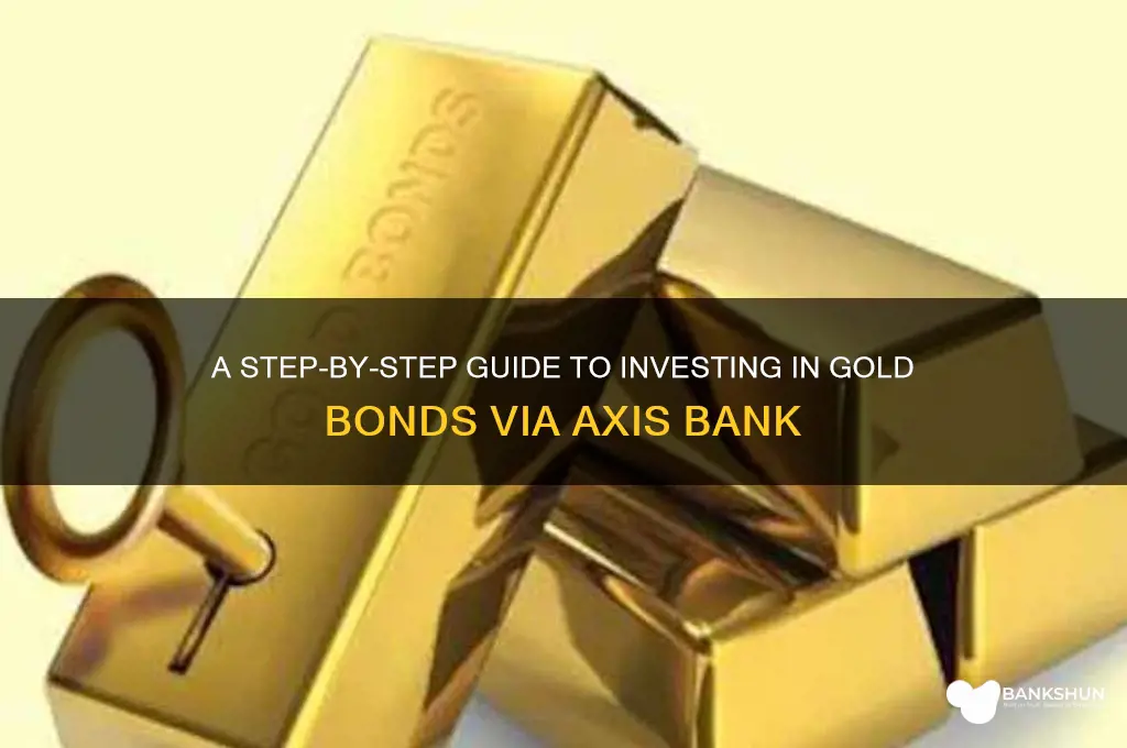 how to buy gold bonds axis bank