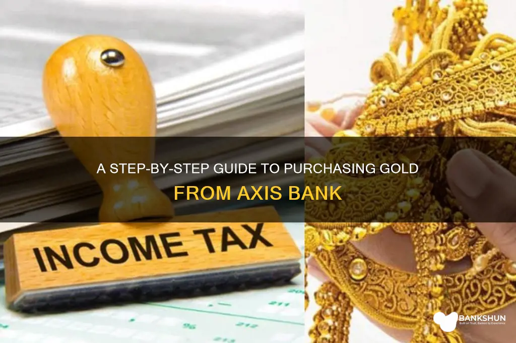 how to buy gold from axis bank