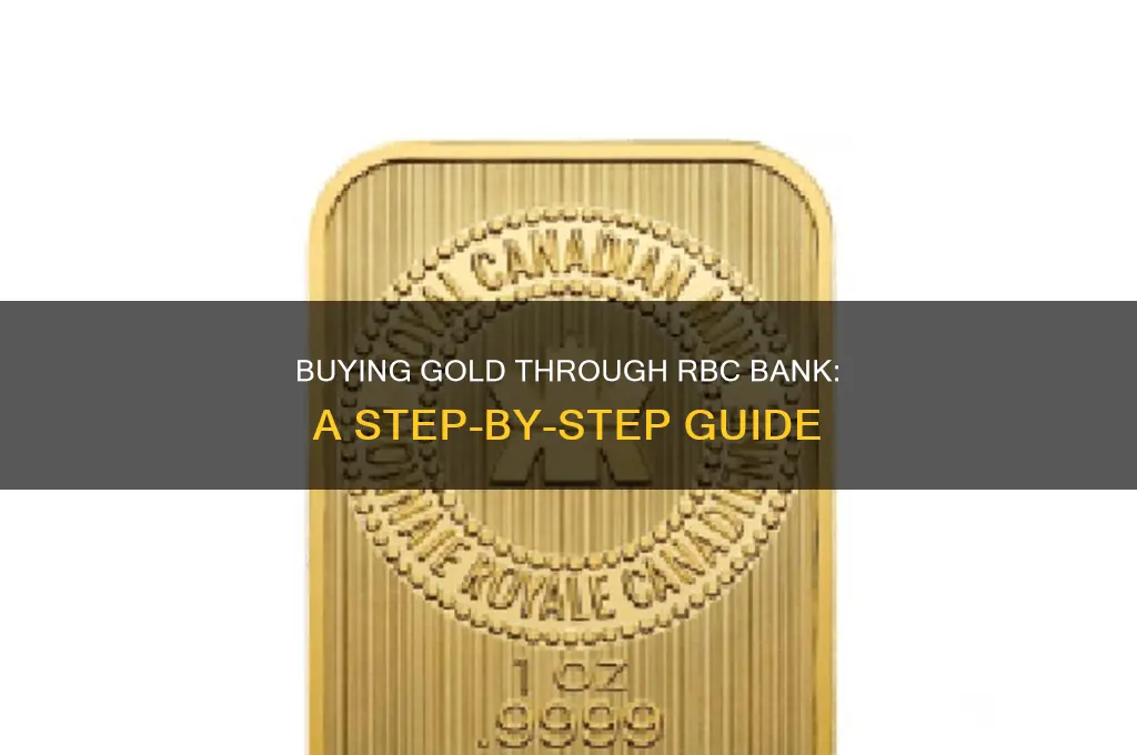 how to buy gold from rbc bank