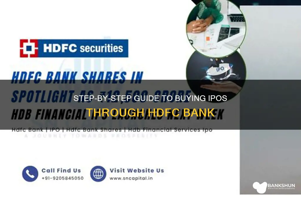how to buy ipo from hdfc bank