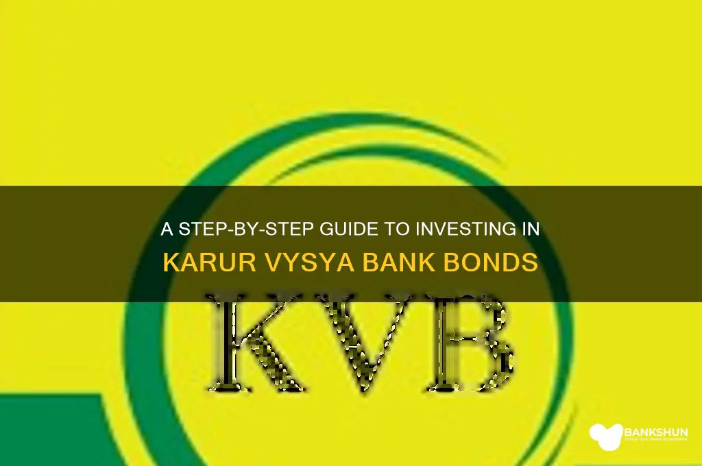 how to buy karur vysya bank bonds