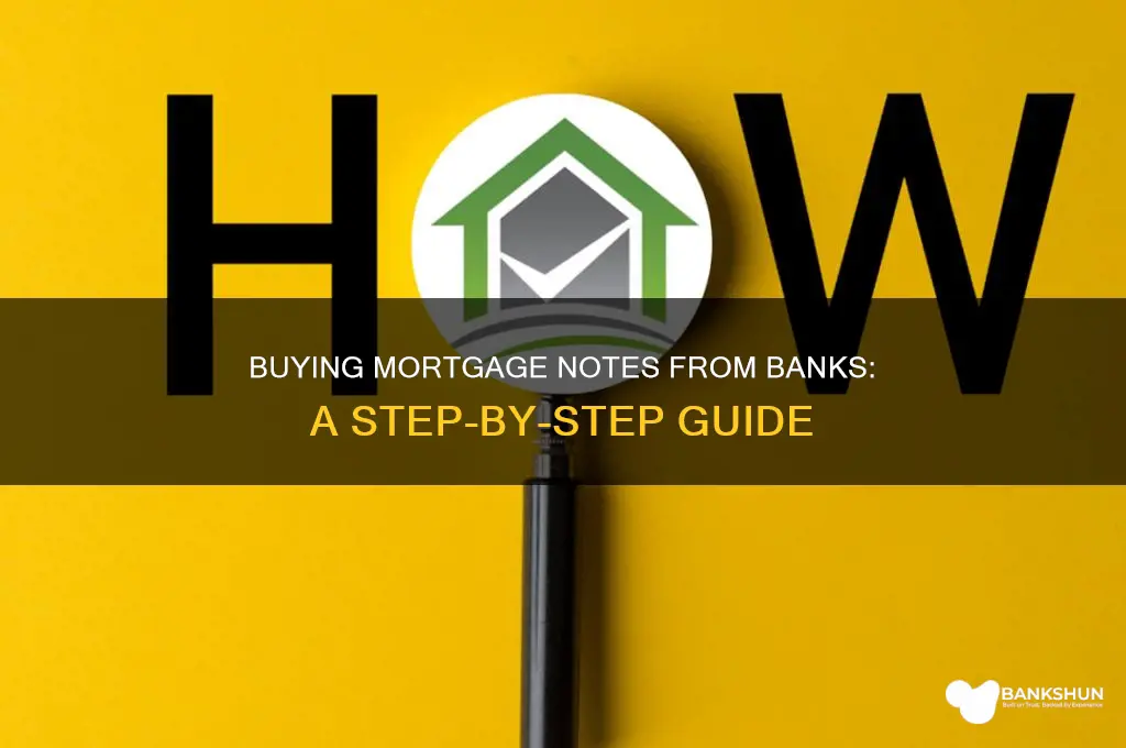 how to buy mortgage notes from banks