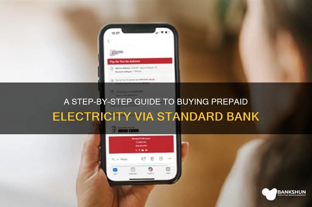 how to buy prepaid electricity standard bank