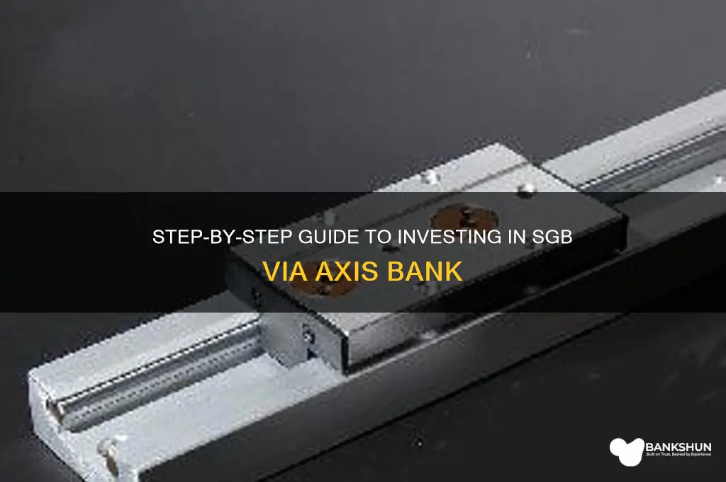 how to buy sgb from axis bank