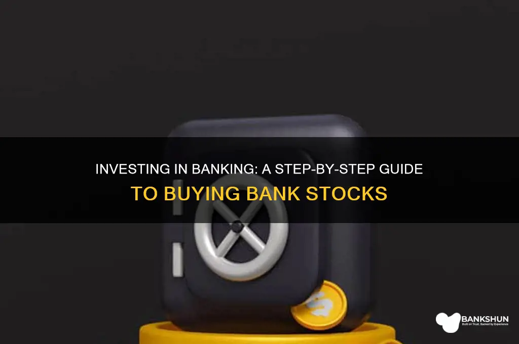how to buy stock in a bank