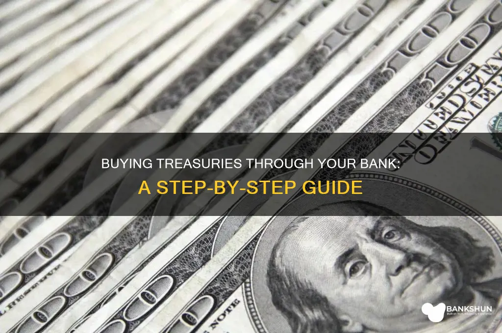 how to buy treasuries through a bank