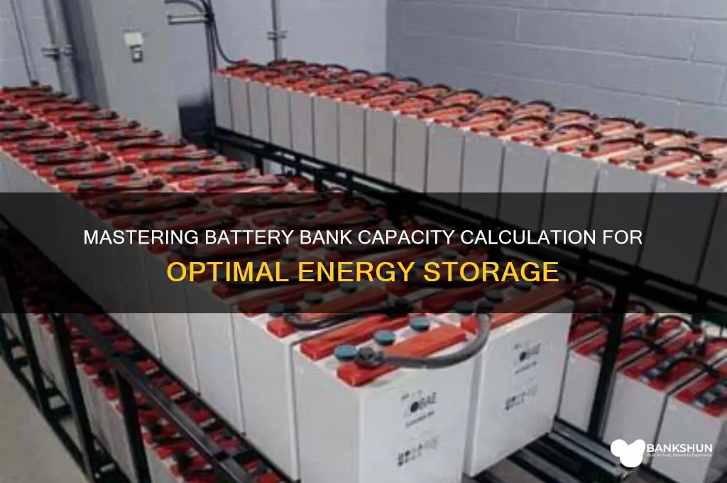 how to calculate capacity of battery bank