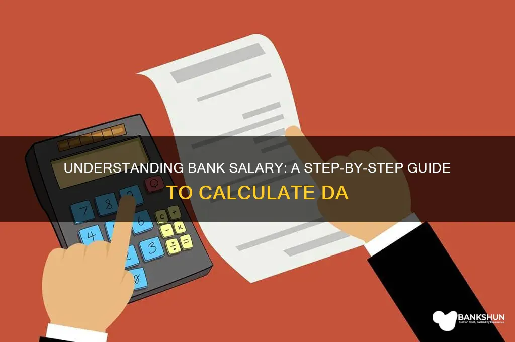 how to calculate da in bank salary