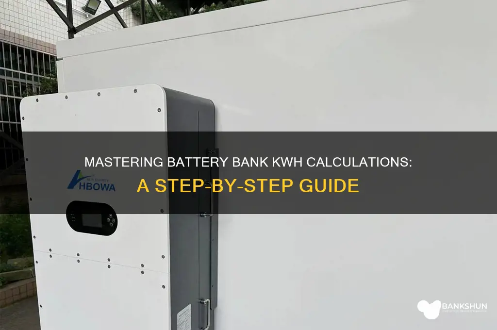 how to calculate kwh of battery bank