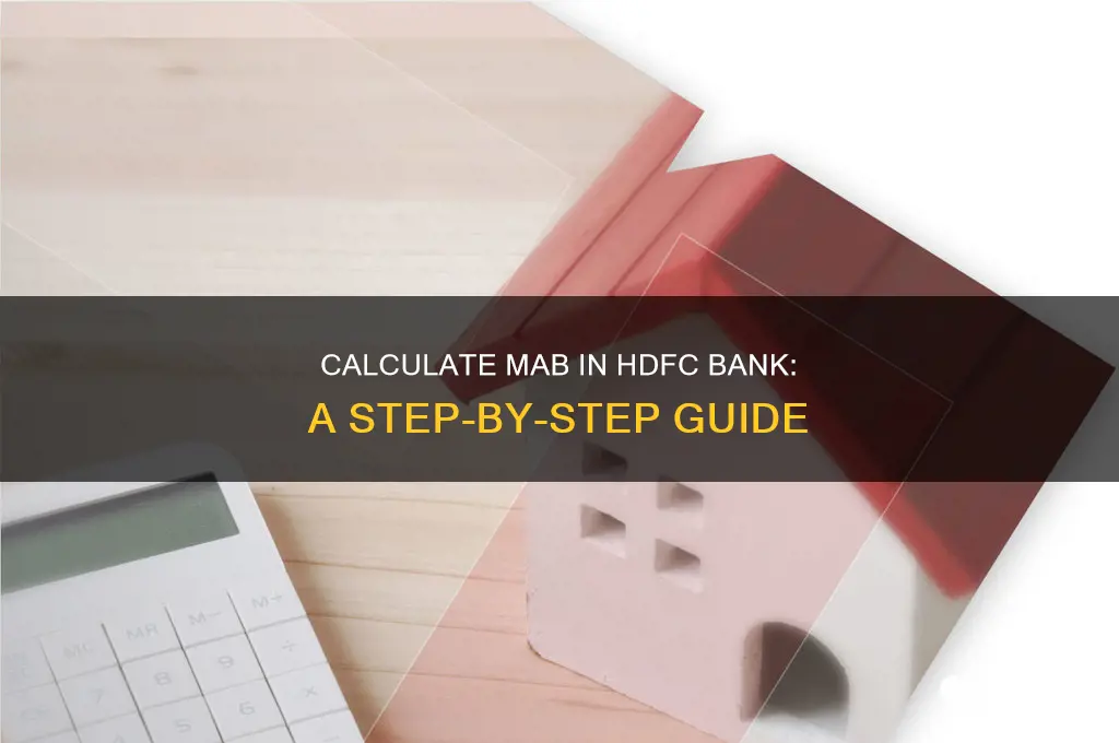 how to calculate mab in hdfc bank