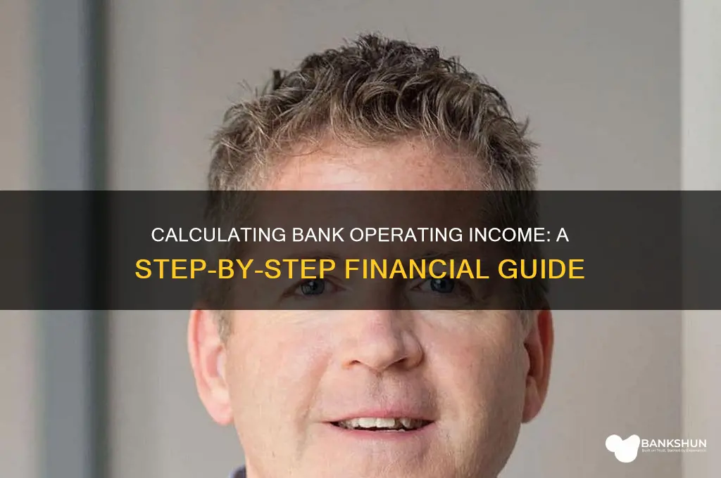 how to calculate operating income for banks