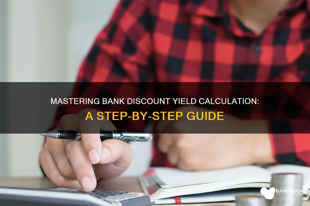 how to calculate the bank discount yield