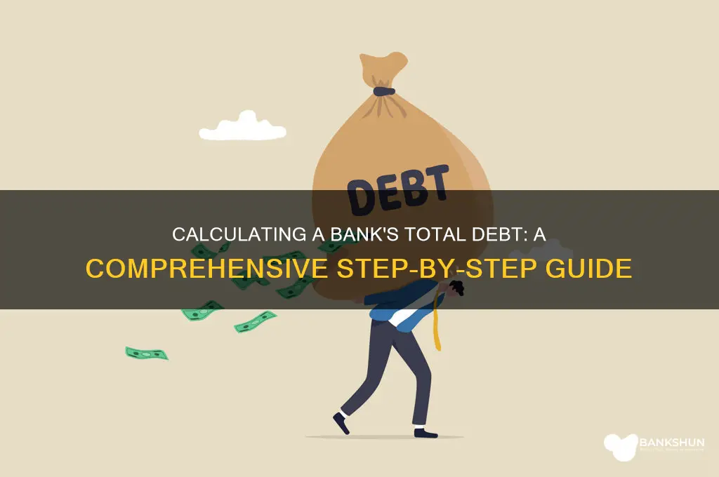 how to calculate total debt of bank