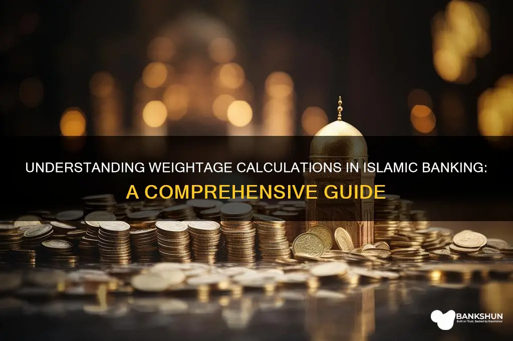 how to calculate weightages in islamic banking