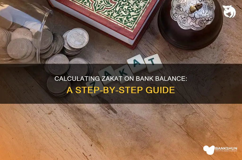 how to calculate zakat on bank balance