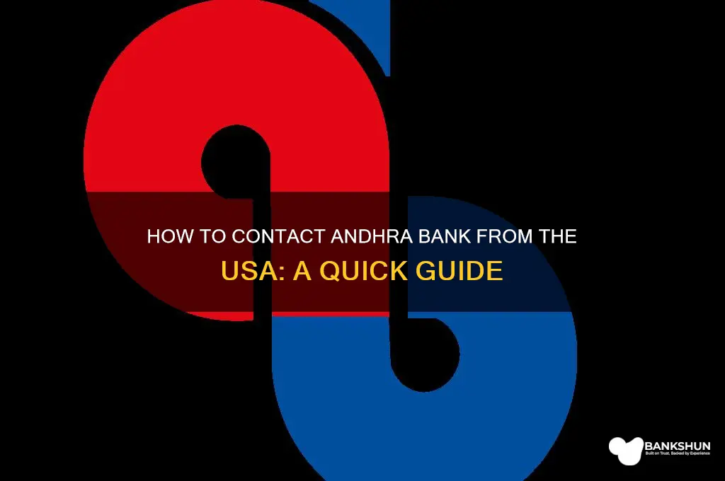 how to call andhra bank from usa