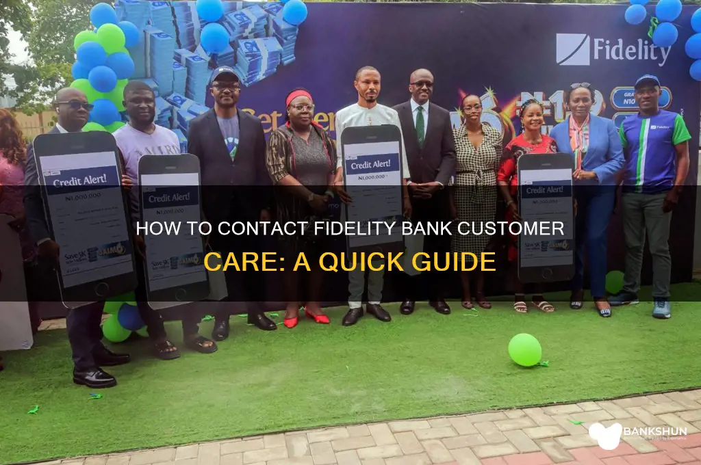 how to call fidelity bank customer care