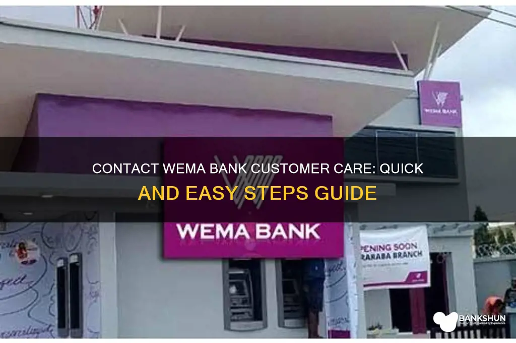 how to call wema bank customer care