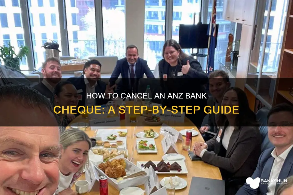 how to cancel a bank cheque anz
