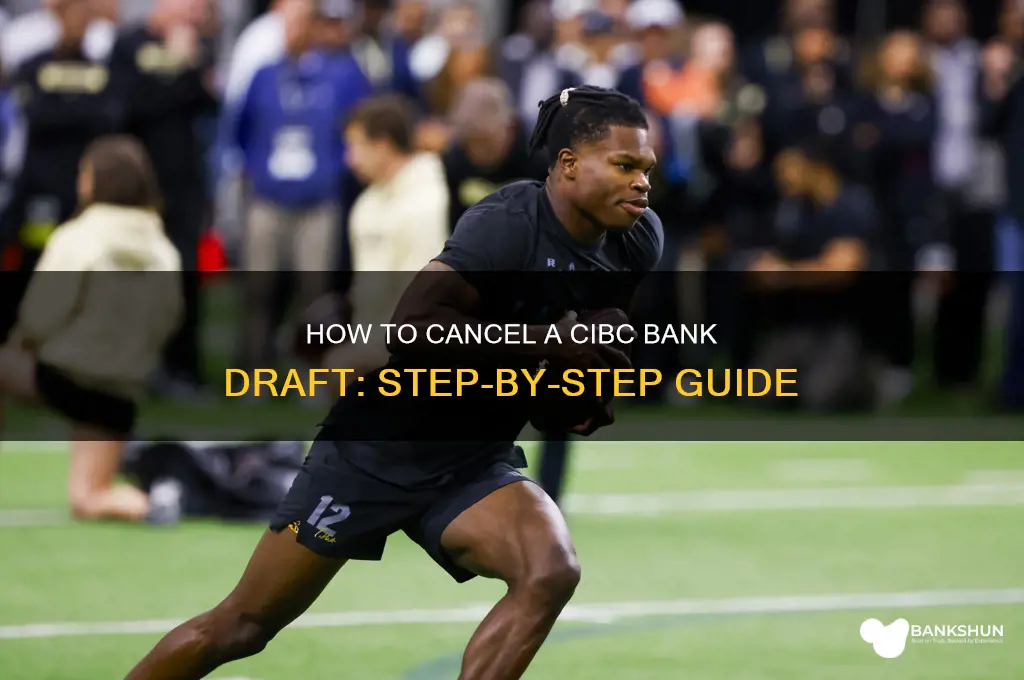 how to cancel a bank draft cibc