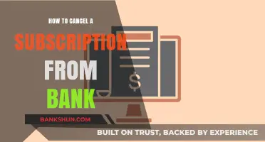 How to Cancel a Subscription Directly Through Your Bank Account