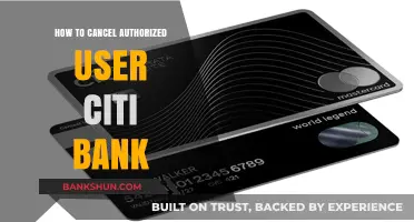 How to Cancel an Authorized User on Citibank Account Easily