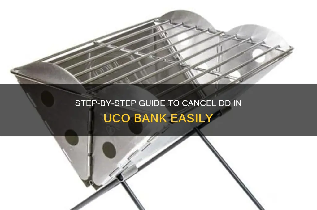 how to cancel dd in uco bank