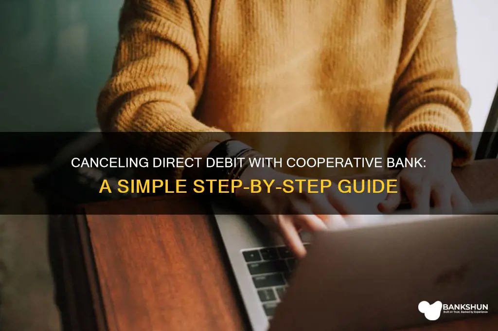 how to cancel direct debit cooperative bank