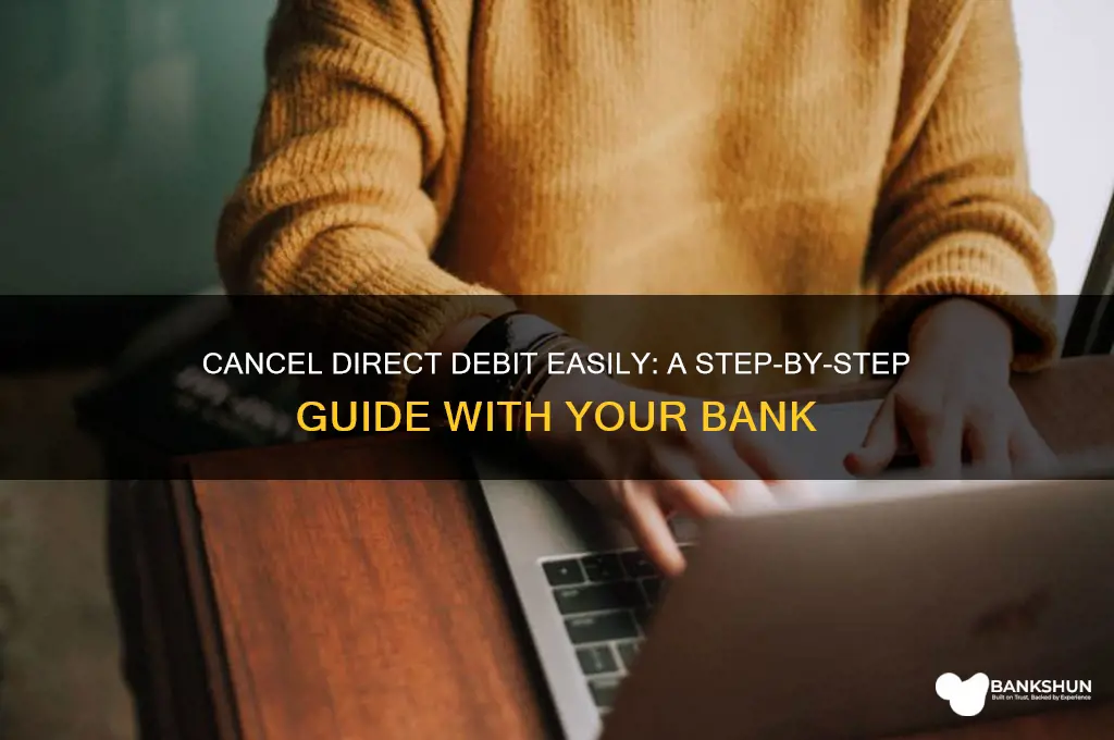 how to cancel direct debit with bank