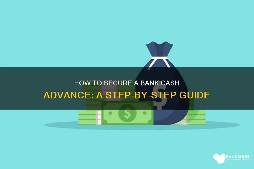how to cash advance from a bank