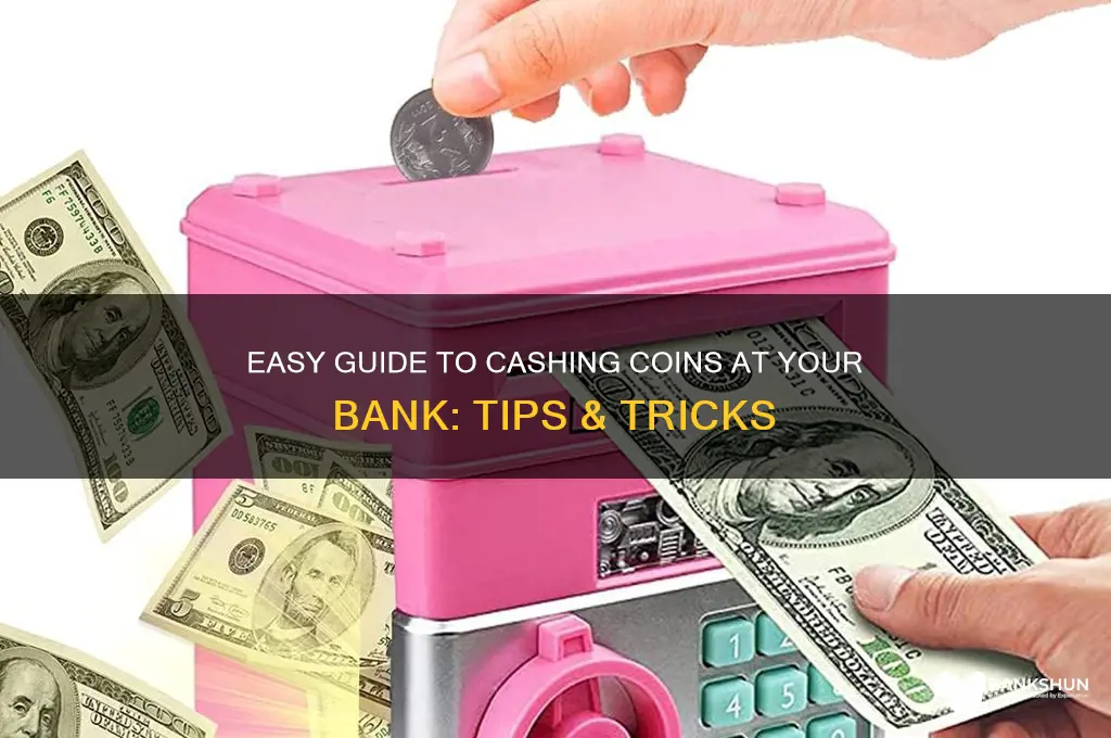 how to cash coins at the bank