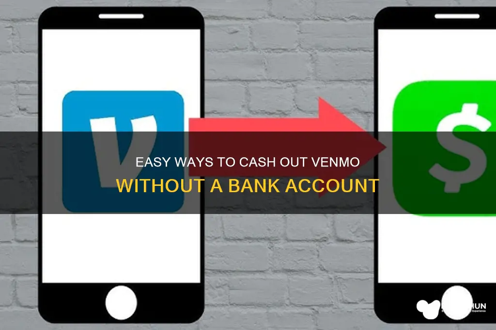 how to cash out venmo without bank