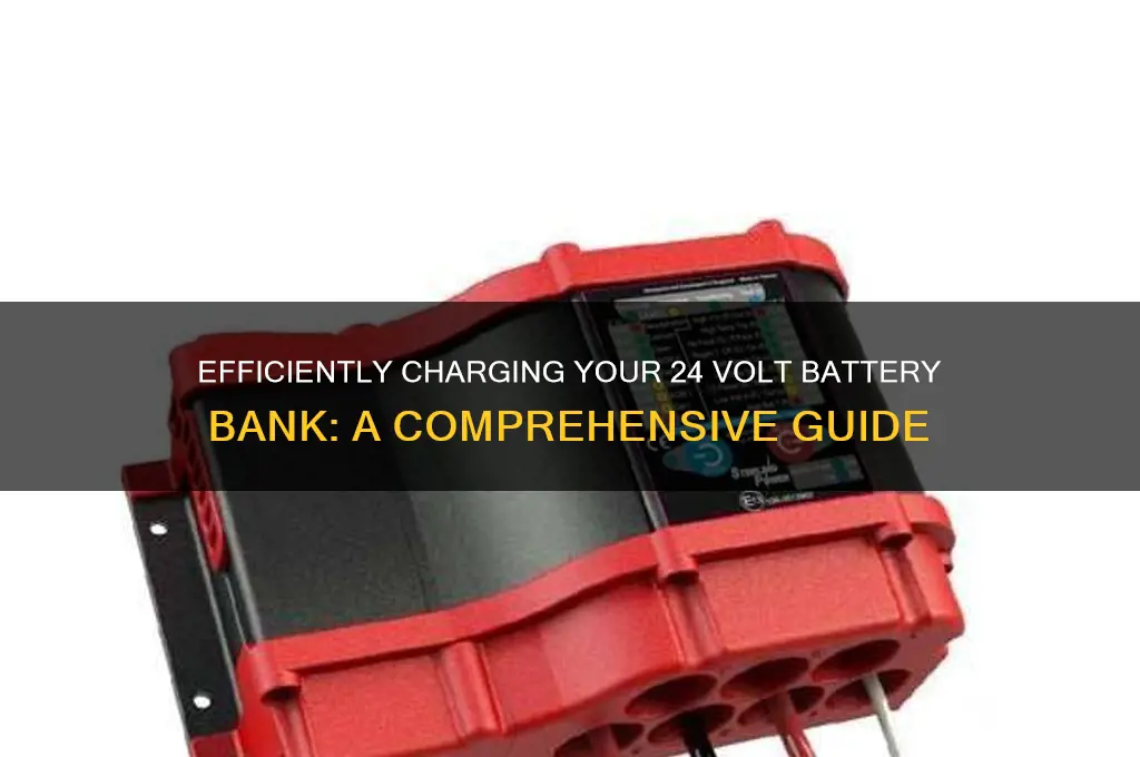 how to charge 24 volt battery bank