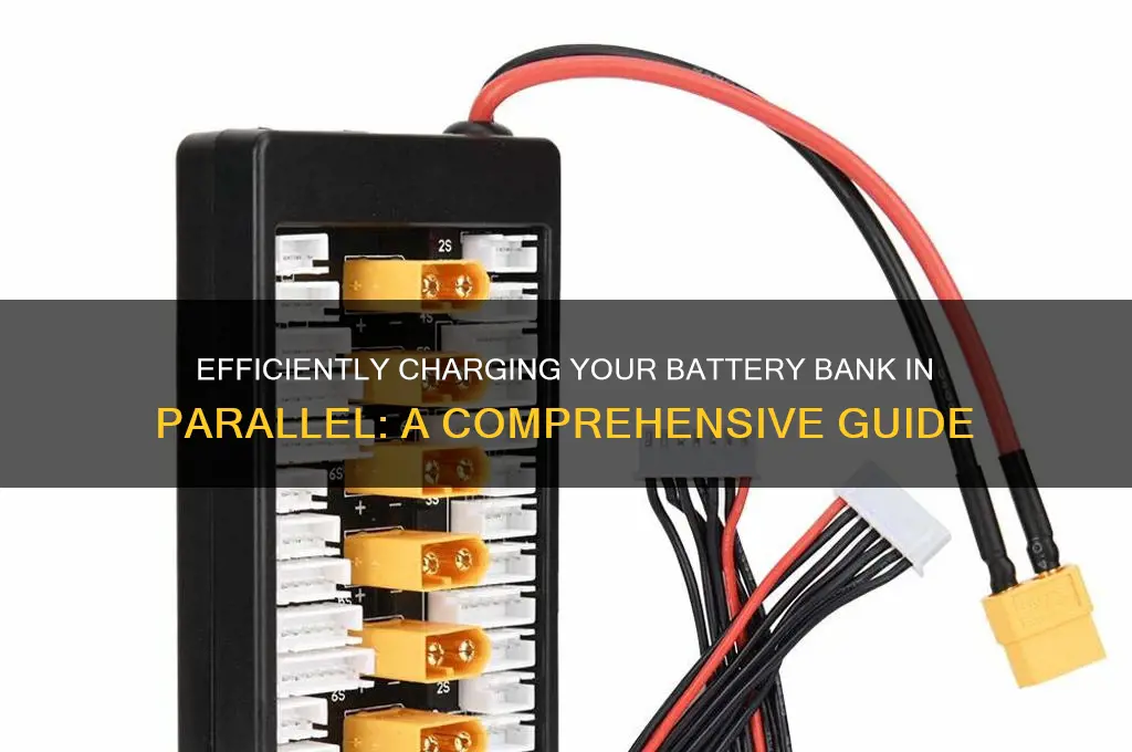 how to charge battery bank in parallel