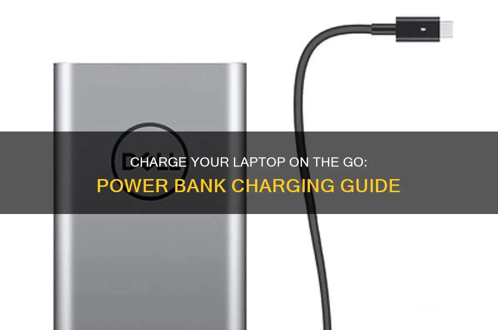 how to charge laptop with charger bank