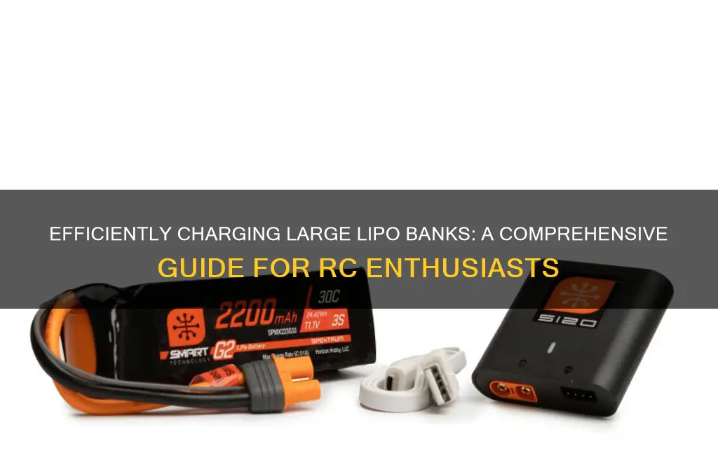 how to charge large banks of lipos