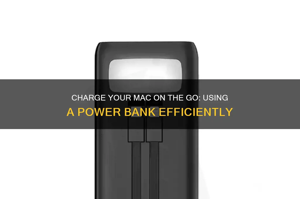 how to charge mac with charge bank